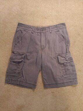 Union Bay Gray Men's Cargo Shorts (32W)